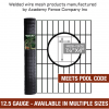 Pool Code Fence - Welded Wire - 1 1/2"x4" 12.5 gauge vinyl coated welded wire roll - Multiple sizes available