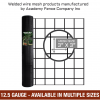 3"x3" 12.5 gauge black vinyl coated welded wire roll - Mulitiple sizes available