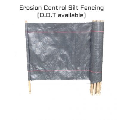 Erosion Control Silt Fence - Silt fences are widely used on construction sites in North America and elsewhere, due to their low cost and simple design