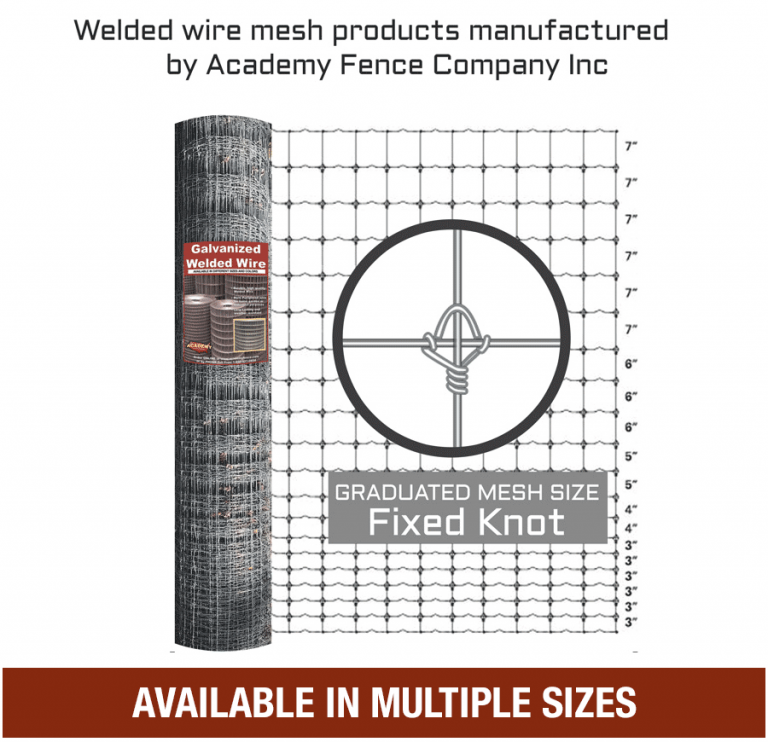 Graduated Fixed Knot Fence Deer Fence Welded Wire Fence