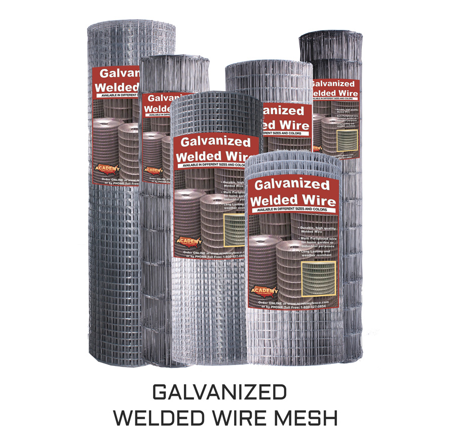 Galvanized welded wire mesh